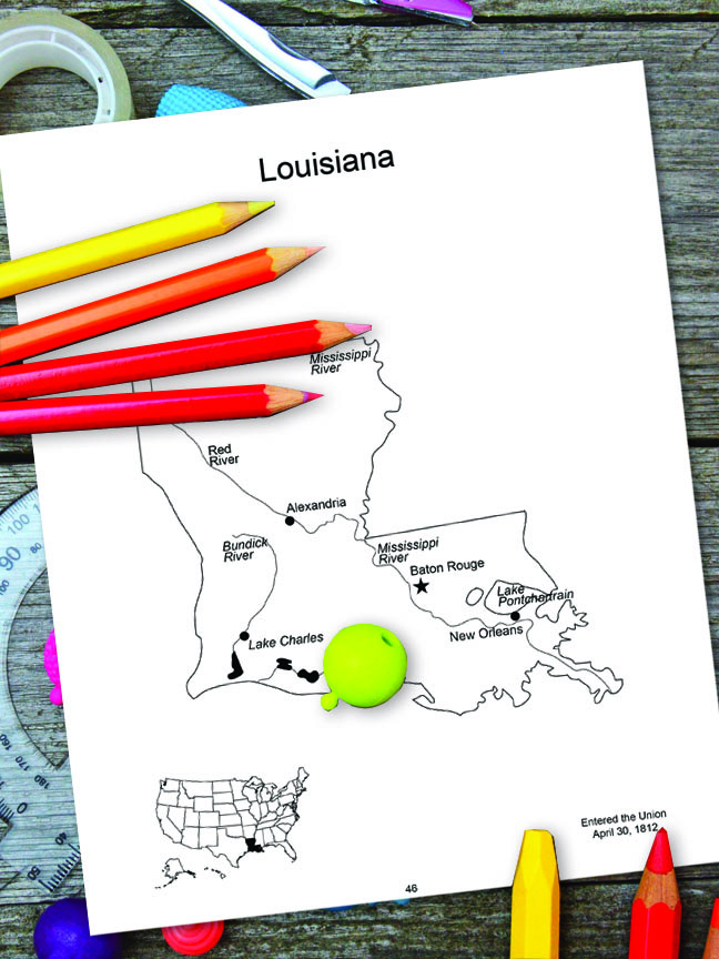 Louisiana, US State, one of 50 usa states