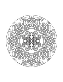 Designs from Mandala 3, Celtic Designs Coloring Book
