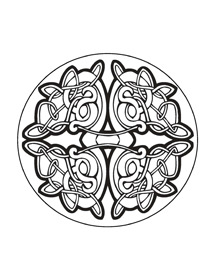 Designs from Mandala 3, Celtic Designs Coloring Book