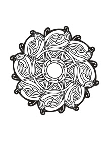Designs from Mandala 3, Celtic Designs Coloring Book