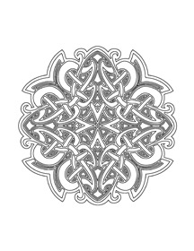 Designs from Mandala 3, Celtic Designs Coloring Book