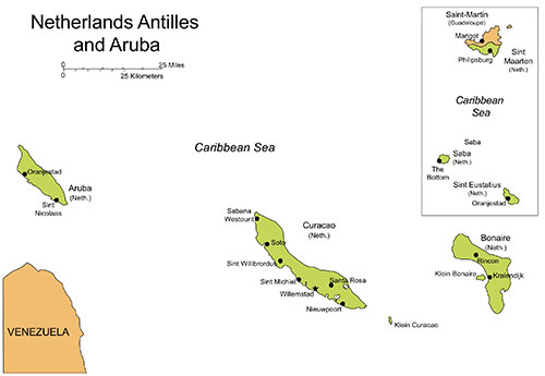 Antilles Aruba, Country, Names. Editable in PowerPoint and Adobe Illustrator, plus JPG
