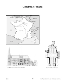 Geography Workbook, Cycle Two, Western and Eastern Europe and Asia, map sample