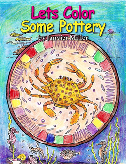 Lets color some pottery coloring book by Janvier Miller