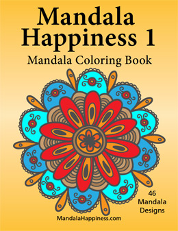 Mandala Happiness 1 Coloring Book