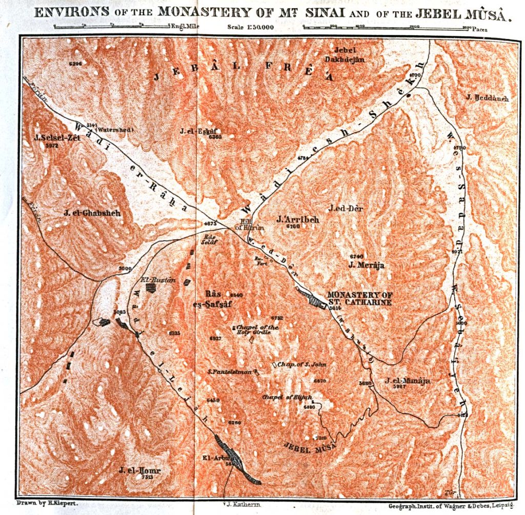 Mt Sinai 1912, antique historical map