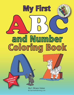My first ABC and Number coloring book