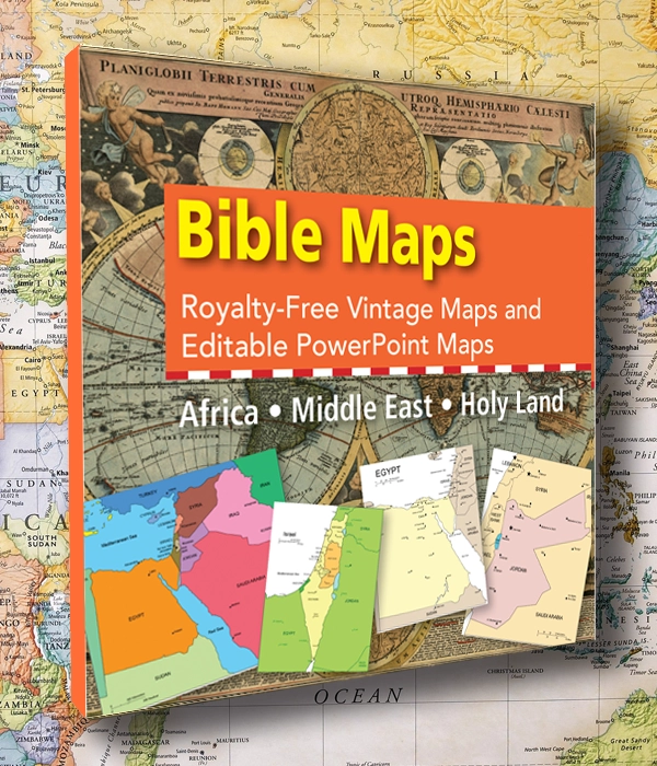 Bible Clip Art Maps, Africa, Middle East, Holy Land. perfect for sunday school and religious classes