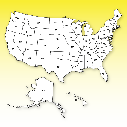 USA Maps, 50 states, names and blank outline maps, black and white, jpg maps